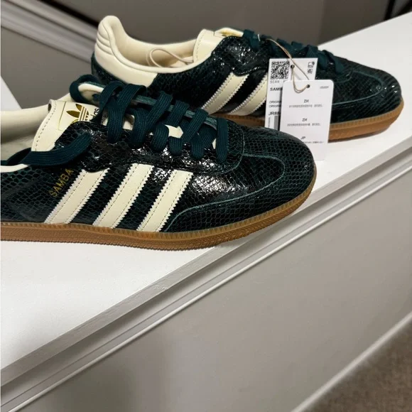 Brand New Snakeskin Adidas Sambas - Picture 3 of 5
